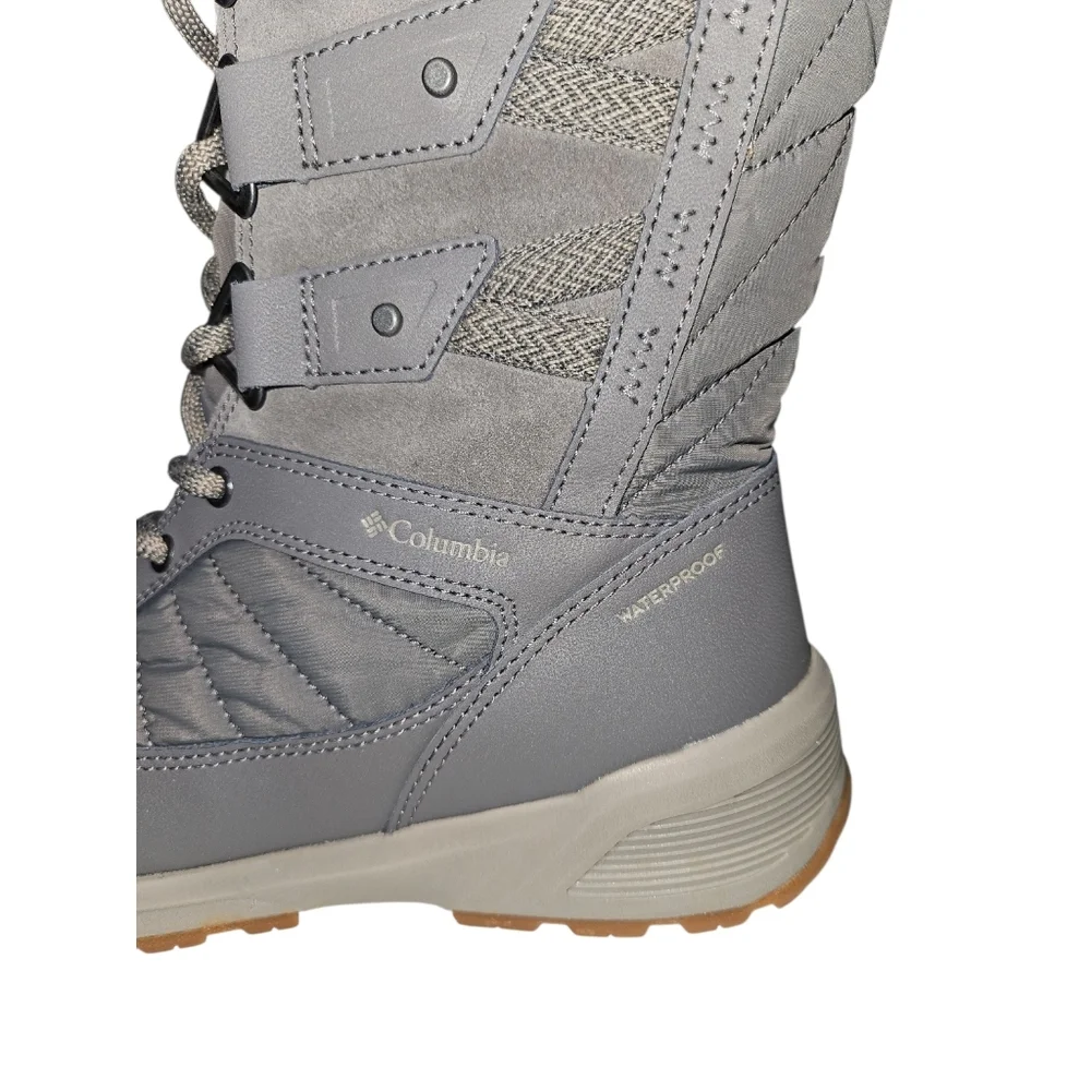 Columbia Meadows Omni‎ Heat Waterproof Snow Boots Gray Women's 8 NEW